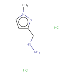 (1-methylpyrazol-3-yl)methylhydrazine dihydrochloride