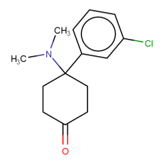 4-(3-chlorophenyl)-4-(dimethylamino)cyclohexan-1-one