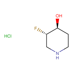 (3S,4S)-rel-3-fluoropiperidin-4-ol hydrochloride