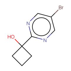 1-(5-bromopyrimidin-2-yl)cyclobutanol