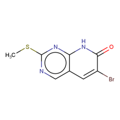 6-bromo-2-(methylsulfanyl)-7H,8H-pyrido[2,3-d]pyrimidin-7-one