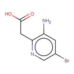 2-(3-amino-5-bromo-2-pyridyl)acetic acid