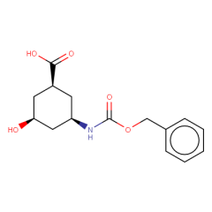 rel-(1S,3R,5S)-3-{[(benzyloxy)carbonyl]amino}-5-hydroxycyclohexane-1-carboxylic acid