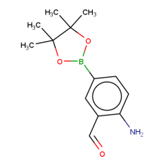 2-amino-5-(tetramethyl-1,3,2-dioxaborolan-2-yl)benzaldehyde
