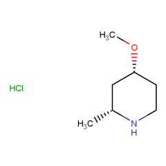(2R,4R)-4-methoxy-2-methylpiperidine hydrochloride