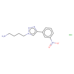 4-[4-(3-nitrophenyl)-1H-1,2,3-triazol-1-yl]butan-1-amine hydrochloride