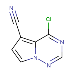 4-chloropyrrolo[2,1-f][1,2,4]triazine-5-carbonitrile