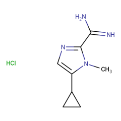 5-cyclopropyl-1-methyl-1H-imidazole-2-carboximidamide hydrochloride