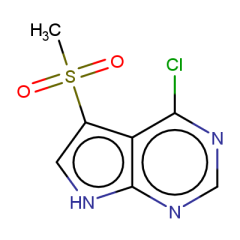 4-chloro-5-methanesulfonyl-7H-pyrrolo[2,3-d]pyrimidine
