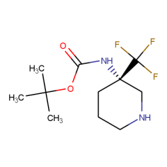 tert-butyl N-[3-(trifluoromethyl)piperidin-3-yl]carbamate