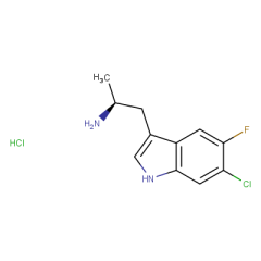 (2S)-1-(6-chloro-5-fluoro-1H-indol-3-yl)propan-2-amine hydrochloride