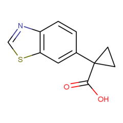 1-(1,3-benzothiazol-6-yl)cyclopropane-1-carboxylic acid