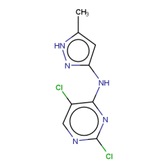 2,5-dichloro-N-(5-methyl-1H-pyrazol-3-yl)pyrimidin-4-amine