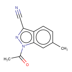 1-acetyl-6-methyl-1h-indazole-3-carbonitrile