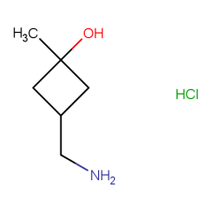 3-(aminomethyl)-1-methylcyclobutan-1-ol hydrochloride