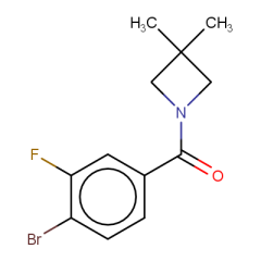 1-(4-bromo-3-fluorobenzoyl)-3,3-dimethylazetidine
