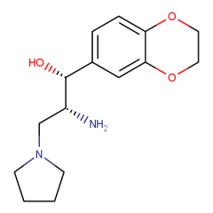 (1R,2R)-2-amino-1-(2,3-dihydro-1,4-benzodioxin-6-yl)-3-(pyrrolidin-1-yl)propan-1-ol