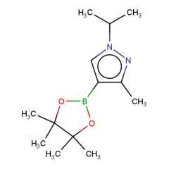 3-methyl-1-(propan-2-yl)-4-(tetramethyl-1,3,2-dioxaborolan-2-yl)-1H-pyrazole