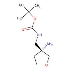tert-butyl N-[(3-aminooxolan-3-yl)methyl]carbamate