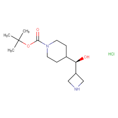 tert-butyl 4-[(azetidin-3-yl)(hydroxy)methyl]piperidine-1-carboxylate hydrochloride