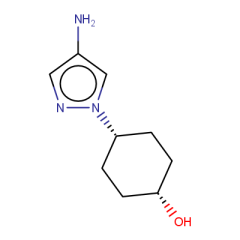 cis-4-(4-amino-1H-pyrazol-1-yl)cyclohexan-1-ol