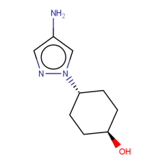 trans-4-(4-amino-1H-pyrazol-1-yl)cyclohexan-1-ol