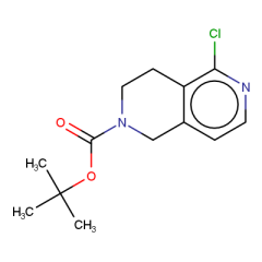 tert-butyl 5-chloro-3,4-dihydro-1H-2,6-naphthyridine-2-carboxylate