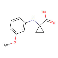 1-((3-methoxyphenyl)amino)cyclopropane-1-carboxylic acid