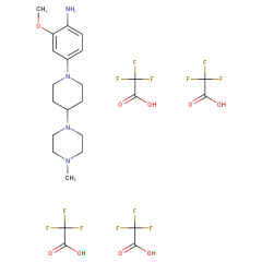2-methoxy-4-(4-(4-methylpiperazin-1-yl)piperidin-1-yl)aniline tetrakis(2,2,2-trifluoroacetate)
