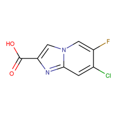 7-chloro-6-fluoro-imidazo[1,2-a]pyridine-2-carboxylic acid