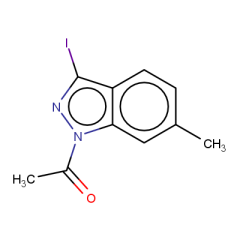 1-(3-iodo-6-methyl-1h-indazol-1-yl)ethan-1-one