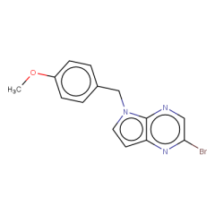 2-bromo-5-[(4-methoxyphenyl)methyl]-5H-pyrrolo[2,3-b]pyrazine