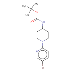 tert-butyl N-[1-(5-bromo-2-pyridyl)-4-piperidyl]carbamate