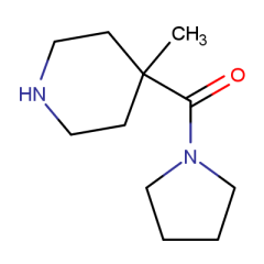 4-methyl-4-(pyrrolidine-1-carbonyl)piperidine