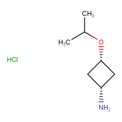cis-3-(propan-2-yloxy)cyclobutan-1-amine hydrochloride