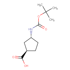 trans-3-{[(tert-butoxy)carbonyl]amino}cyclopentane-1-carboxylic acid