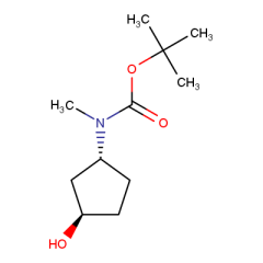 tert-butyl N-[(1R,3R)-3-hydroxycyclopentyl]-N-methylcarbamate