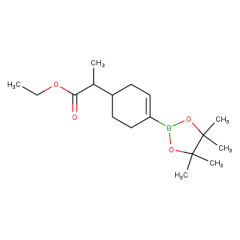 ethyl 2-[4-(4,4,5,5-tetramethyl-1,3,2-dioxaborolan-2-yl)cyclohex-3-en-1-yl]propanoate