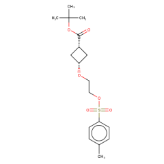 tert-butyl cis-3-{2-[(4-methylbenzenesulfonyl)oxy]ethoxy}cyclobutane-1-carboxylate