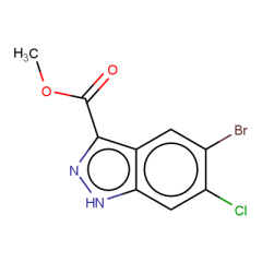 methyl 5-bromo-6-chloro-1H-indazole-3-carboxylate