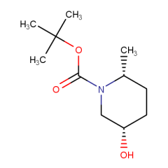 tert-butyl (2R,5S)-5-hydroxy-2-methylpiperidine-1-carboxylate