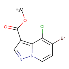 methyl 5-bromo-4-chloro-pyrazolo[1,5-a]pyridine-3-carboxylate