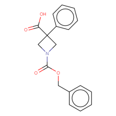 1-[(benzyloxy)carbonyl]-3-phenylazetidine-3-carboxylic acid