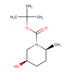 tert-butyl (2S,5R)-5-hydroxy-2-methylpiperidine-1-carboxylate
