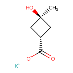 trans-3-hydroxy-3-methylcyclobutanecarboxylic acid Potassium salt