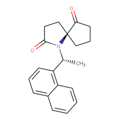 (5S)-1-[(1R)-1-(1-naphthyl)ethyl]-1-azaspiro[4.4]nonane-2,9-dione