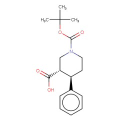 trans-1-[(tert-butoxy)carbonyl]-4-phenylpiperidine-3-carboxylic acid