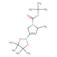 tert-butyl 2-methyl-4-(4,4,5,5-tetramethyl-1,3,2-dioxaborolan-2-yl)-2,5-dihydropyrrole-1-carboxylate