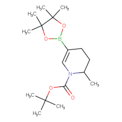 tert-butyl 2-methyl-5-(4,4,5,5-tetramethyl-1,3,2-dioxaborolan-2-yl)-1,2,3,4-tetrahydropyridine-1-carboxylate