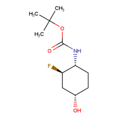 (1s,3r,4r)-rel-4-(boc-amino)-3-fluorocyclohexanol